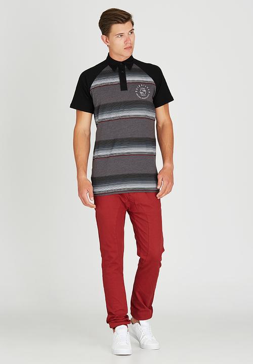 Quiksilver - MENS SHANKLY GOLFER Black and Grey