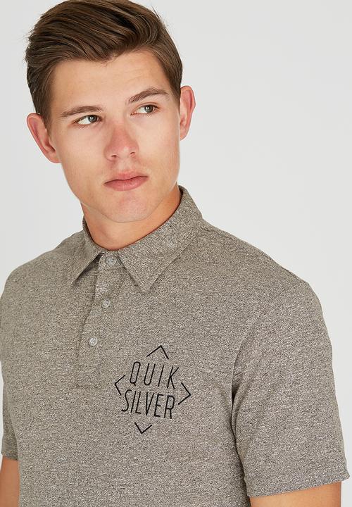 Quiksilver - WAVING PALMS GOLFER Dark Grey