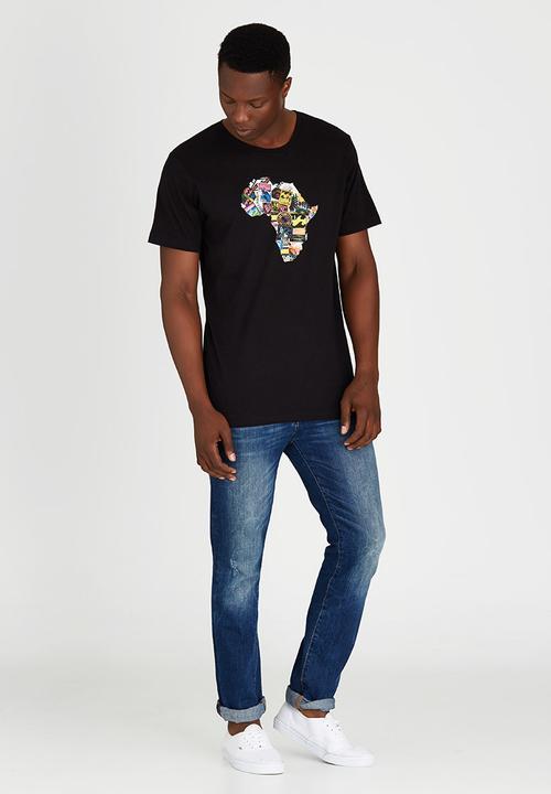 Billabong  - Africa Stickerwave Short Sleeve T-Shirt Black