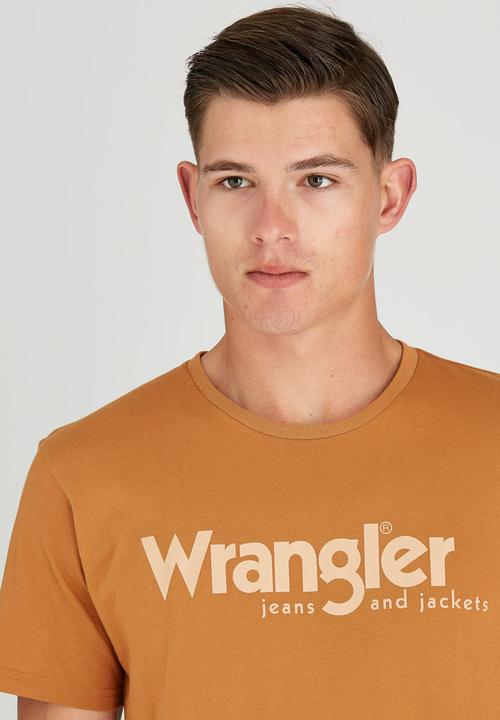 Wrangler - Kabel T-Shirt Mid Brown