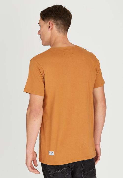 Wrangler - Kabel T-Shirt Mid Brown