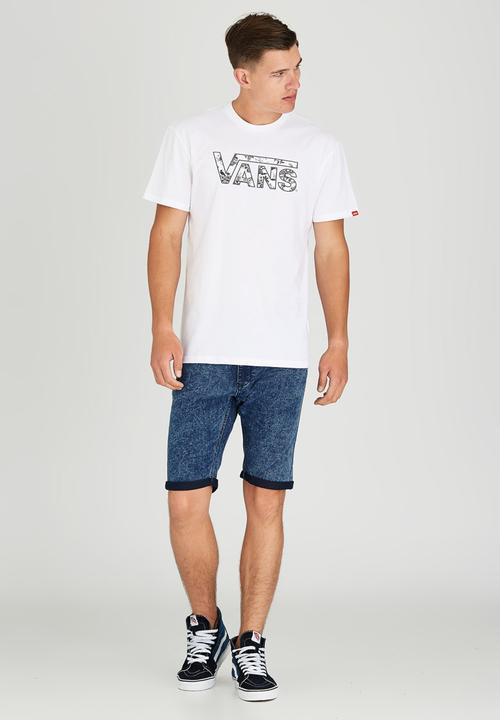 Vans - Vans Classic Logo Fill T-Shirt White