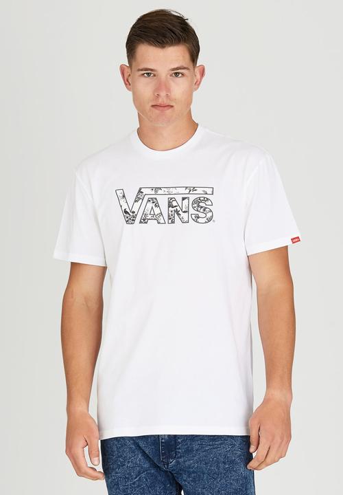 Vans - Vans Classic Logo Fill T-Shirt White