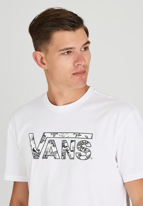 Vans - Vans Classic Logo Fill T-Shirt White