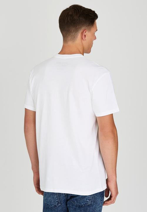 Vans - Vans Classic Logo Fill T-Shirt White