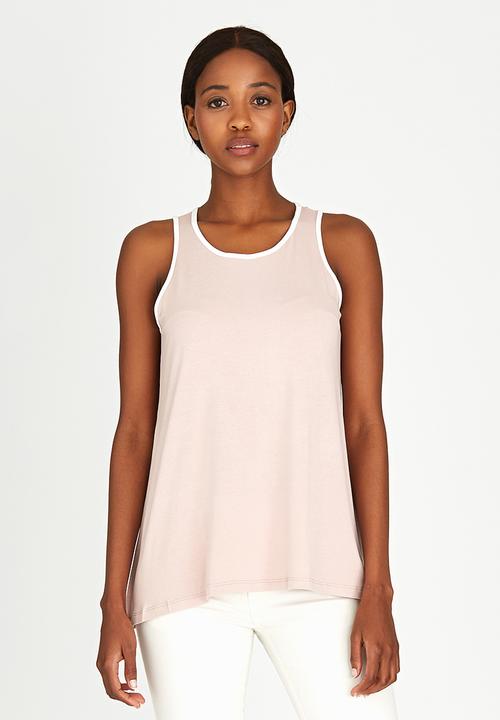 Slick - Mica Contrast Swing Cami Pale Pink