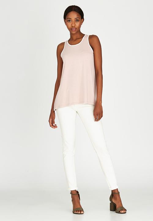 Slick - Mica Contrast Swing Cami Pale Pink