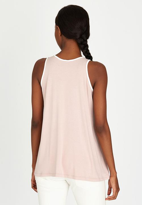 Slick - Mica Contrast Swing Cami Pale Pink