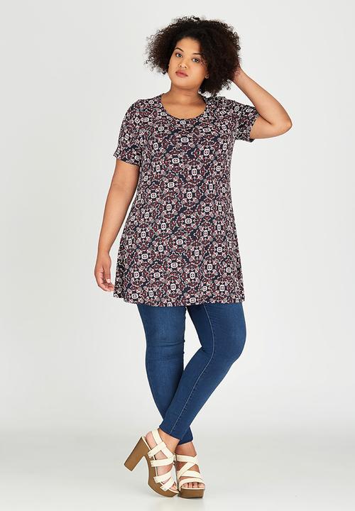 EVANS - Swing Tunic Multi-colour