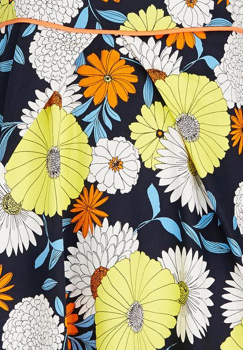 Pop Candy - Floral Printed  Dress Multi-colour