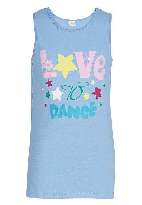 Soobe - Printed Vest Mid Blue