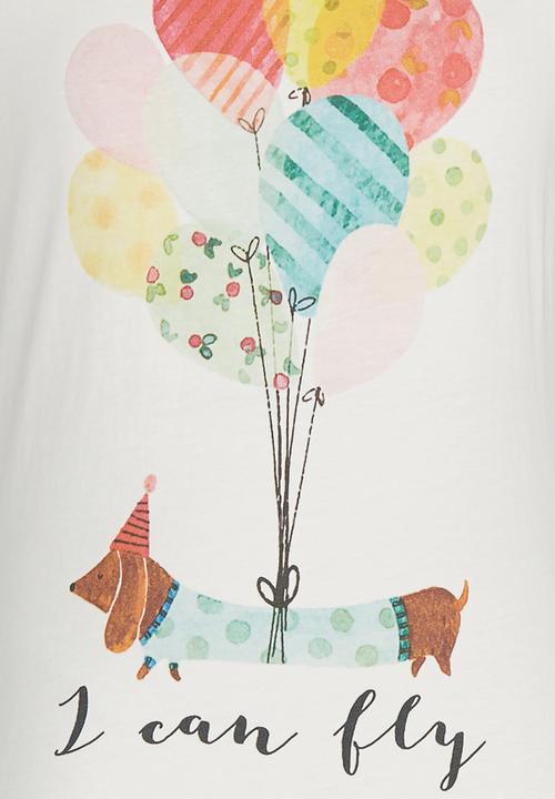 Soobe - Printed T-shirt Milk