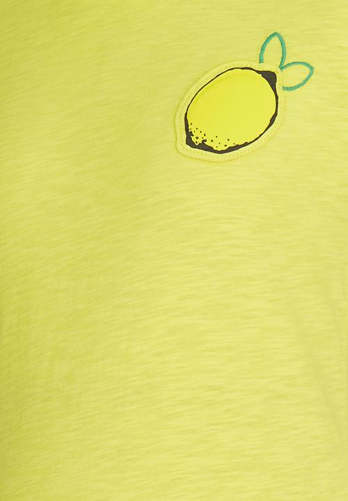 Soobe - Printed T-shirt Yellow