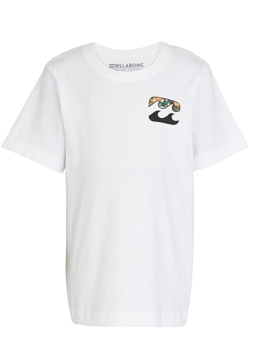 Billabong  - Sticker Wave  SS Tee White