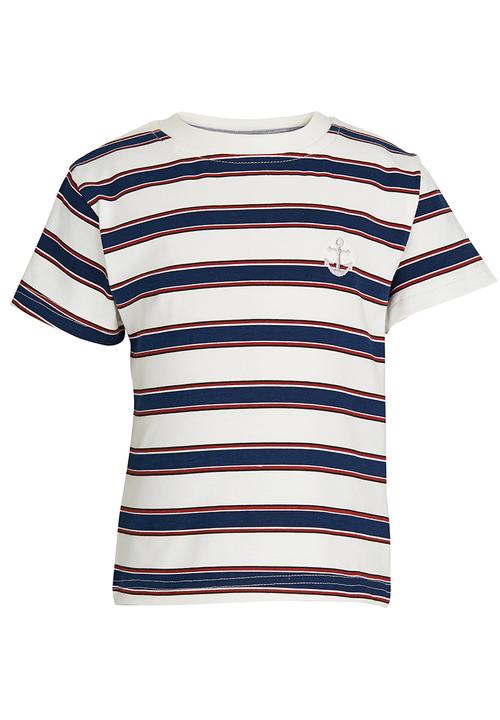 See-Saw - T-shirt with Embroidery Cream