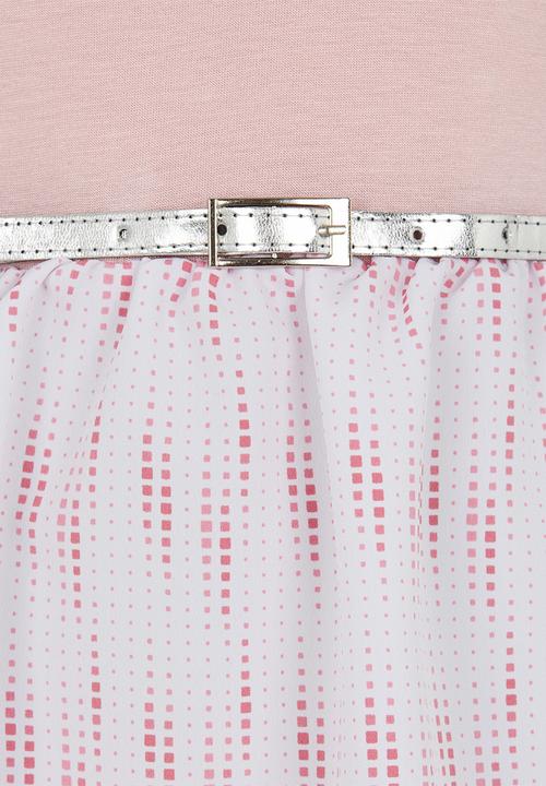 Rebel Republic - Combo Dress Mid Pink