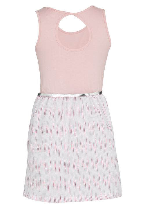 Rebel Republic - Combo Dress Mid Pink