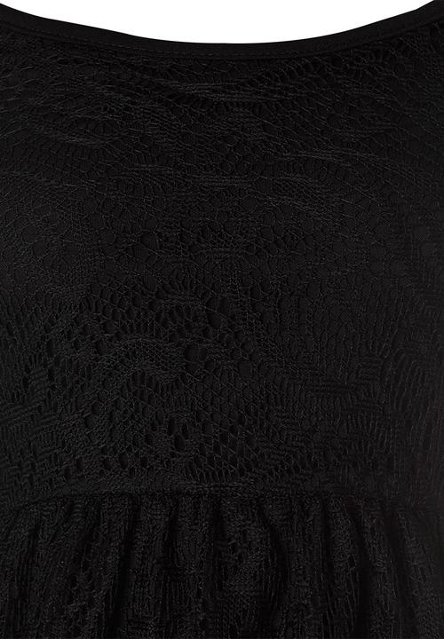 Rebel Republic - Lace Dress Black