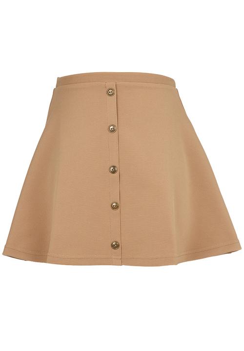 Rebel Republic - Skater Skirt Tan
