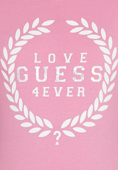 GUESS - Reath Tee Pale Pink