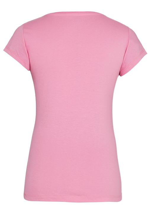 GUESS - Rolled Sleeve Logo Tee Pale Purple