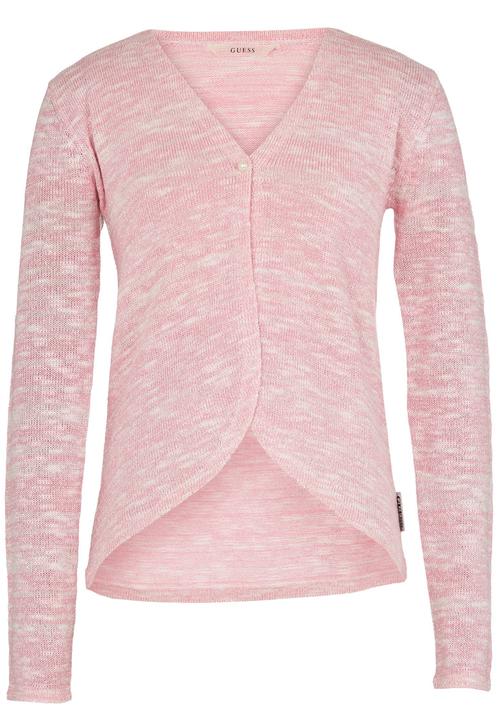 GUESS - Lurex Knit Cardigan Pale Pink