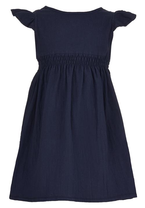 See-Saw - Dress with Smocked Bodice Navy