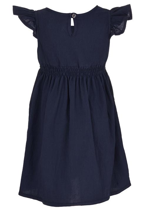 See-Saw - Dress with Smocked Bodice Navy