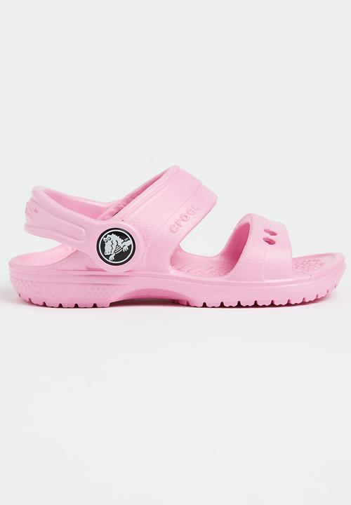 pale pink crocs