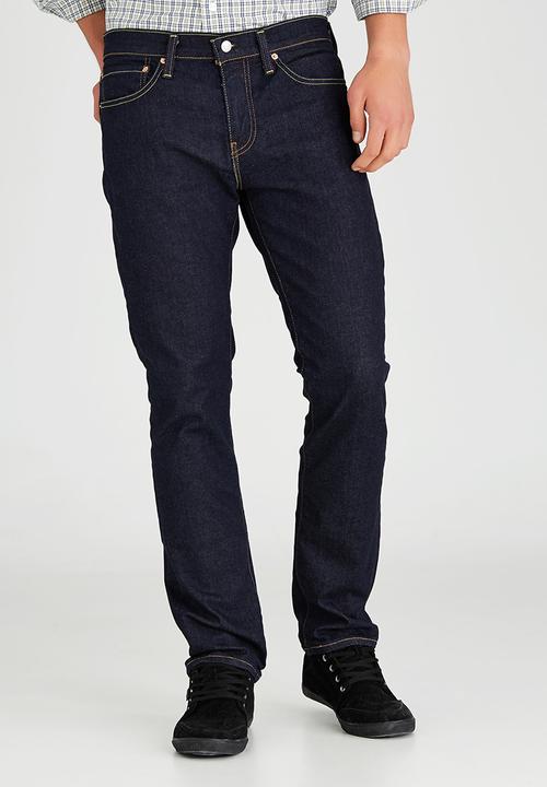 mens dark blue levi jeans