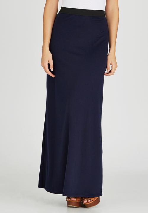 STYLE REPUBLIC - Basic Maxi Skirt Navy