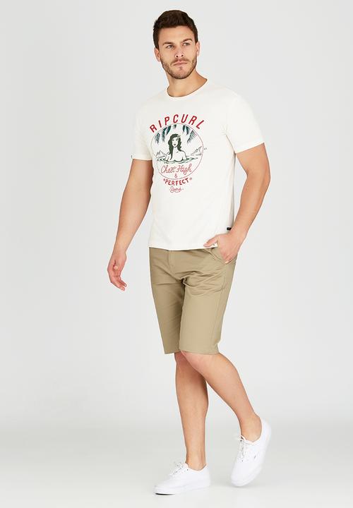 Rip Curl - Chest High T-Shirt Off White