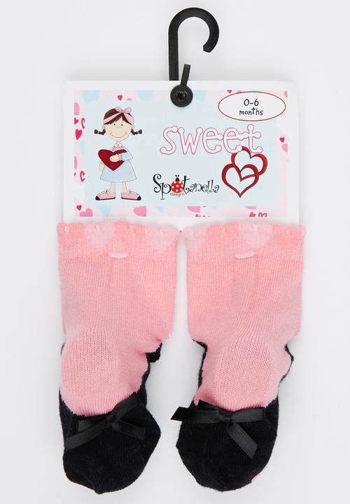 Spotanella - Little Girl  Socks Mid Pink