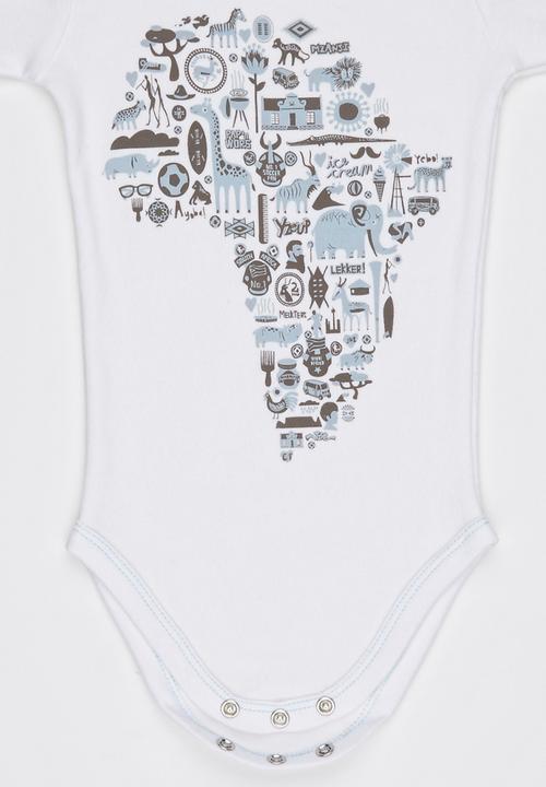 Home Grown Africa - Africa Icons White