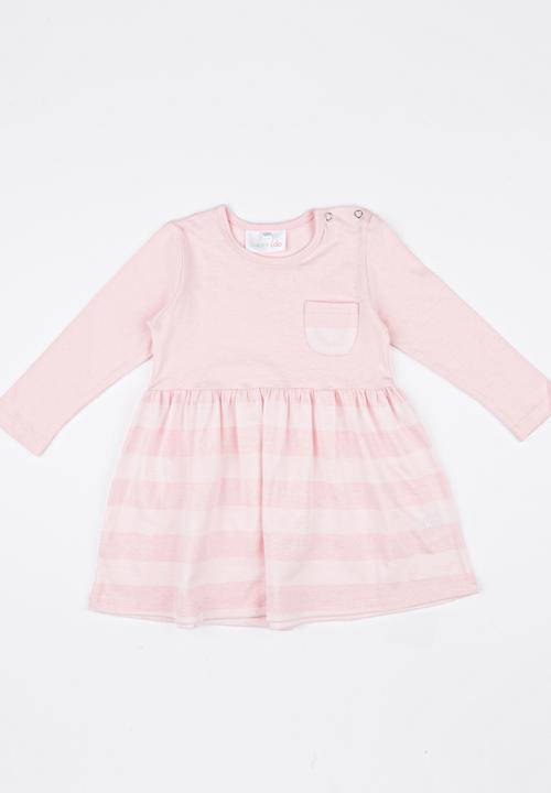 Long Sleeve Jersey Dress Mid Pink Luke Lola Dresses Skirts