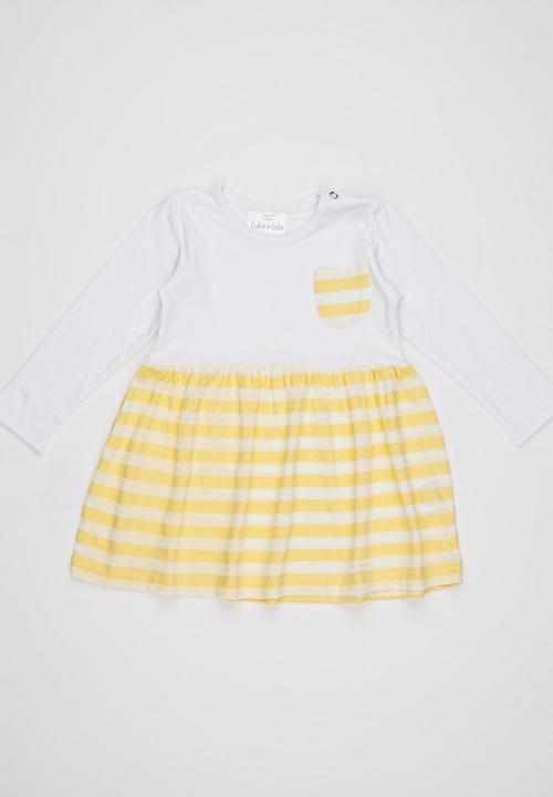 Long Sleeve Jersey Dress Yellow Luke Lola Dresses Skirts