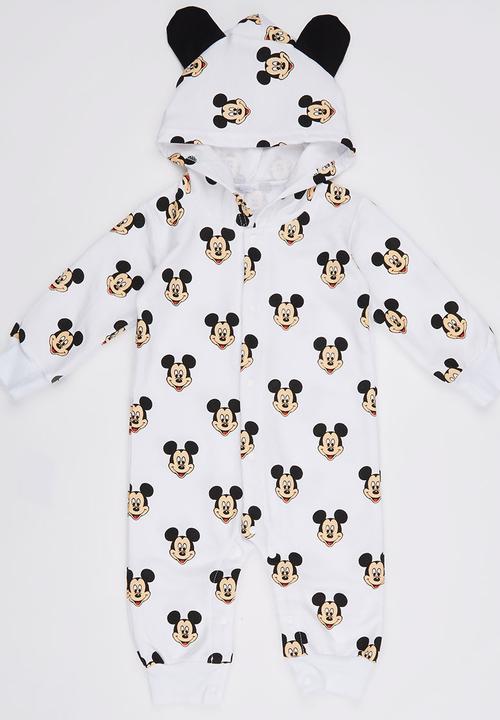 Pop Candy - Mickey Mouse  Bodysuit With Hoody Multi-colour