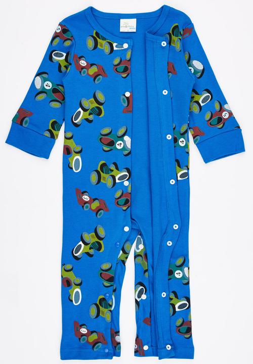 Pop Candy - Blue Cars  Jumper Mid Blue