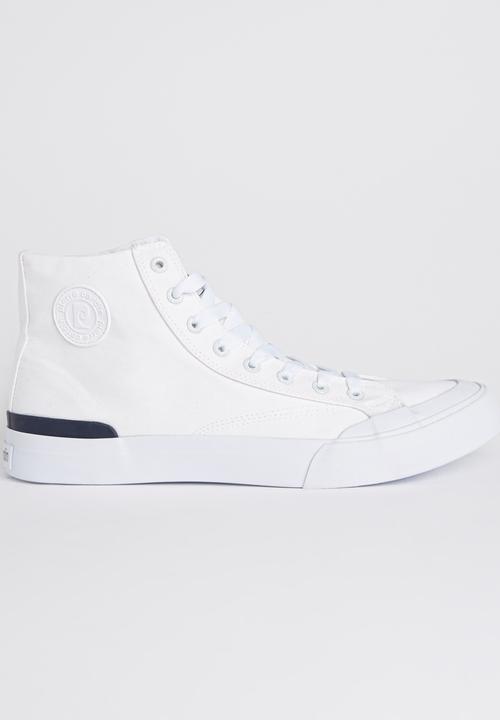 Pierre Cardin Lace- Up Sneakers White 