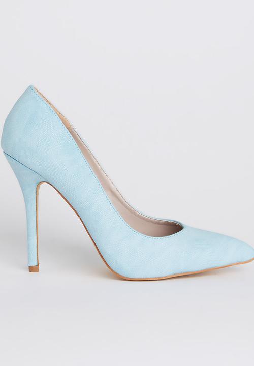 Pointed-toe Court Heels Pale Blue Sissy 