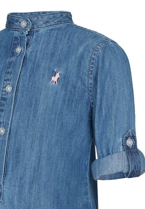 POLO - Girls Denim Shirt Blue