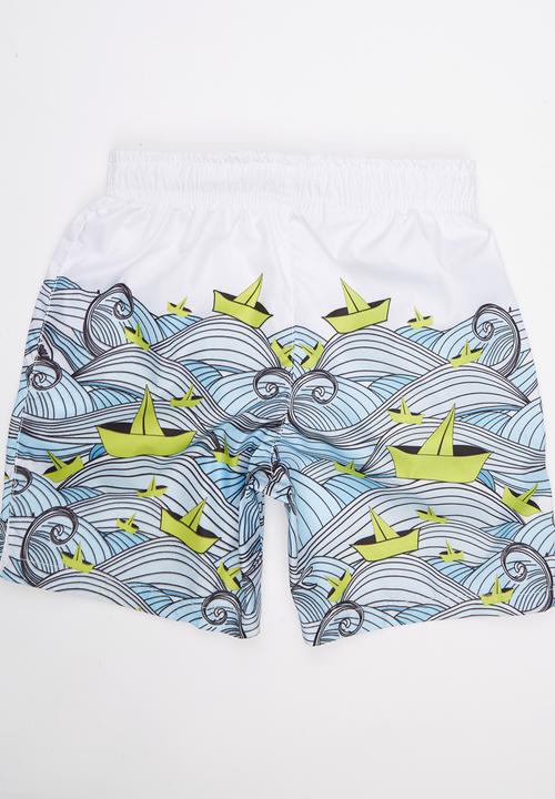 Soobe - Boys Swim Shorts White
