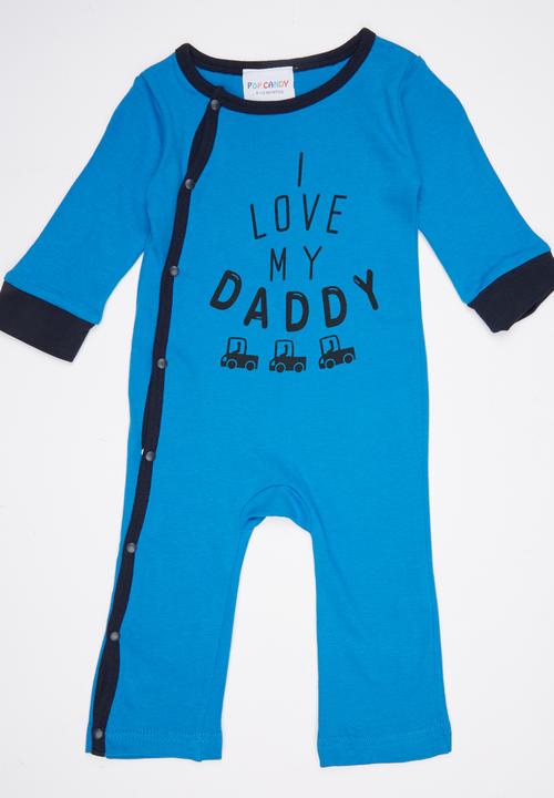 Pop Candy - Printed Jumpsuit Cobalt