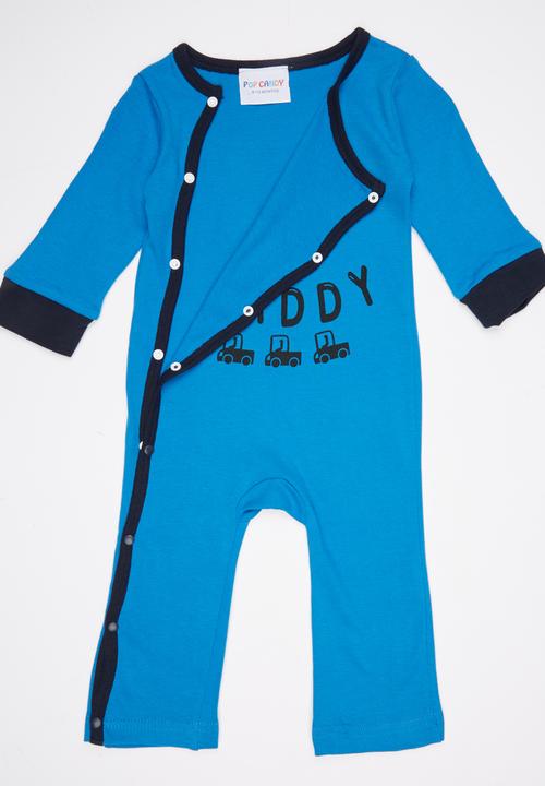 Pop Candy - Printed Jumpsuit Cobalt