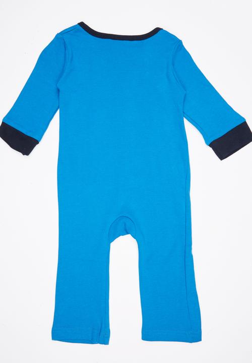 Pop Candy - Printed Jumpsuit Cobalt