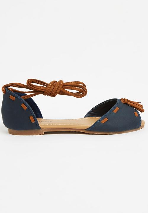 Awol - Tassel Sandal Navy