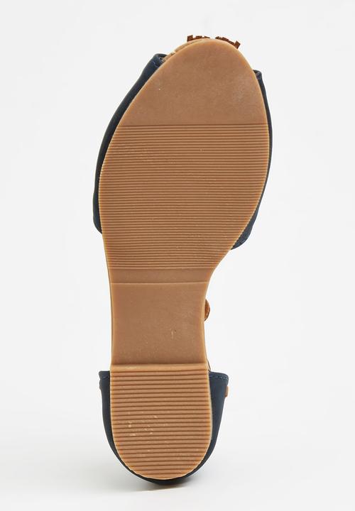 Awol - Tassel Sandal Navy