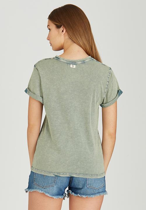 Billabong  - Salt Washed Tee Mid Green