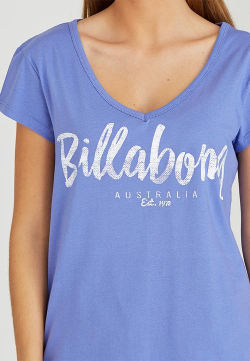 Billabong  - Sea Legend V-scoop Tee Mid Blue