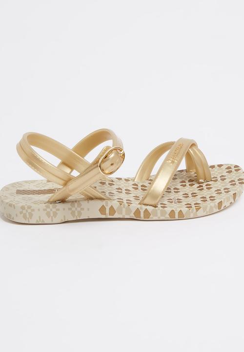 ipanema sandals gold